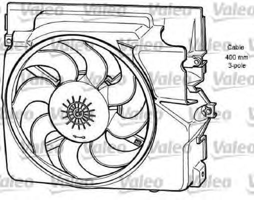 Electric Motor, radiator fan 696065
