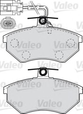 Brake Pad Set, disc brake 598982