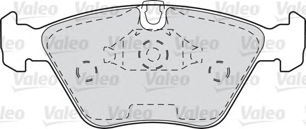 Brake Pad Set, disc brake 598310