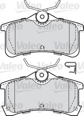 Brake Pad Set, disc brake 598810