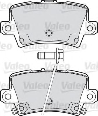 Brake Pad Set, disc brake 598849
