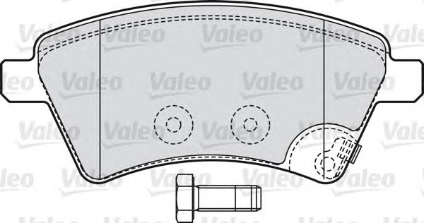 Brake Pad Set, disc brake 598804