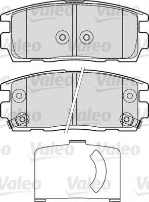 Brake Pad Set, disc brake 598941