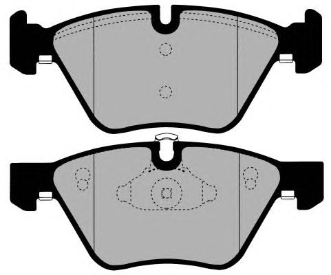 Brake Pad Set, disc brake PA1561