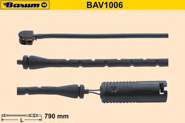 Slidindikator, bremsebelægning BAV1006