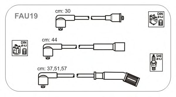 Ignition Cable Kit FAU19