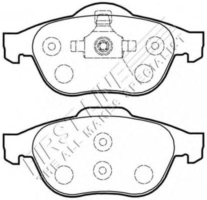 Brake Pad Set, disc brake FBP3394