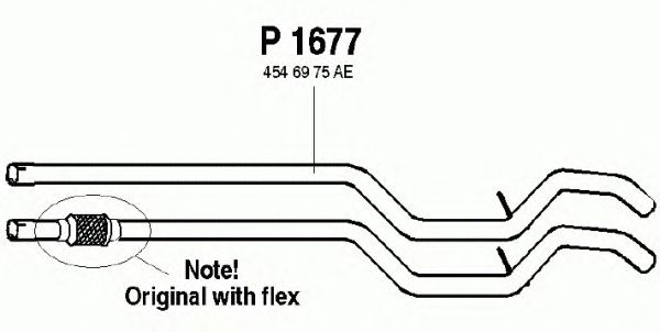 Exhaust Pipe P1677