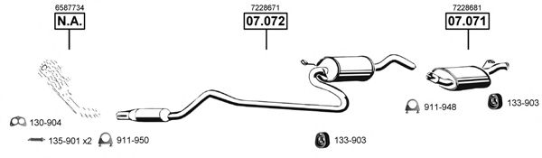 Exhaust System FO071650