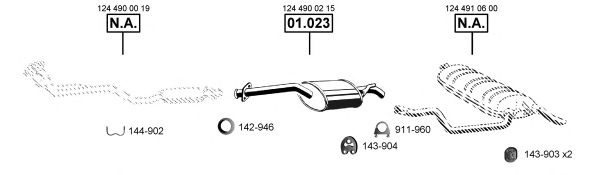 Exhaust System ME011820