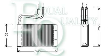 Heat Exchanger, interior heating RR0085