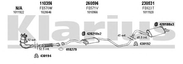 Exhaust System 361240E
