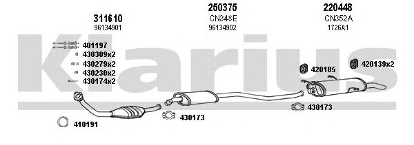 Exhaust System 180652E