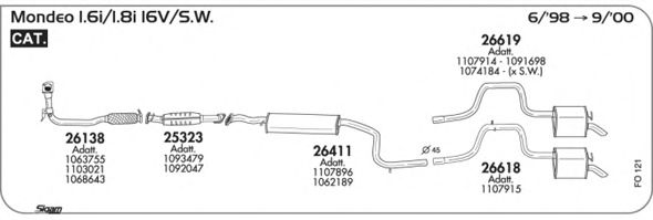 Exhaust System FO121
