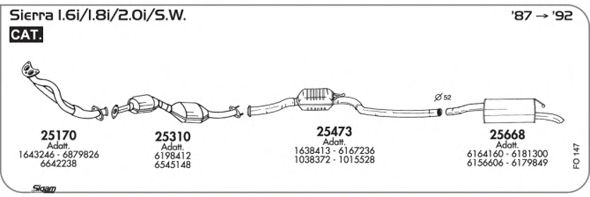 Exhaust System FO147