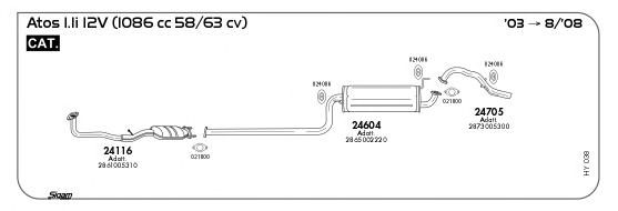 Exhaust System HY038