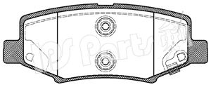 Brake Pad Set, disc brake IBR-1086