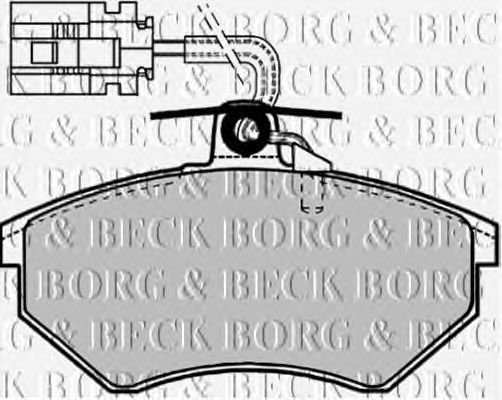 Brake Pad Set, disc brake BBP1127