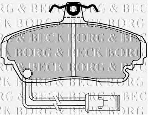 Brake Pad Set, disc brake BBP1128