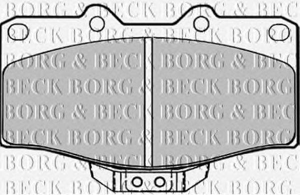 Brake Pad Set, disc brake BBP1152