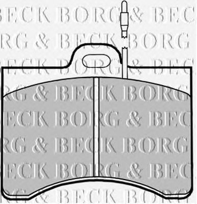 Brake Pad Set, disc brake BBP1201