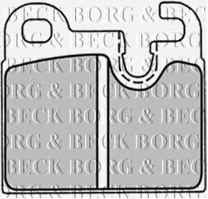 Brake Pad Set, disc brake BBP1255