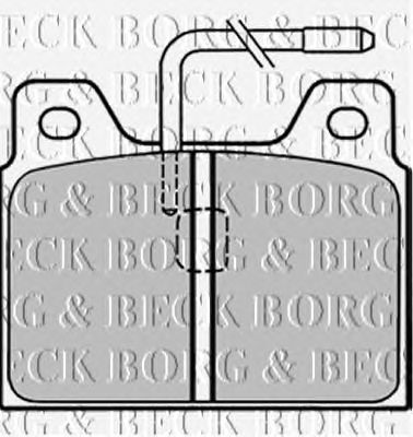 Brake Pad Set, disc brake BBP1295