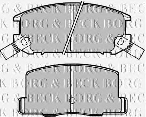 Brake Pad Set, disc brake BBP1504