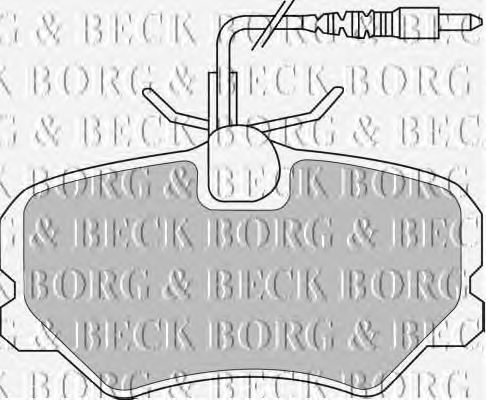 Brake Pad Set, disc brake BBP1608