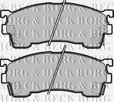Brake Pad Set, disc brake BBP1750