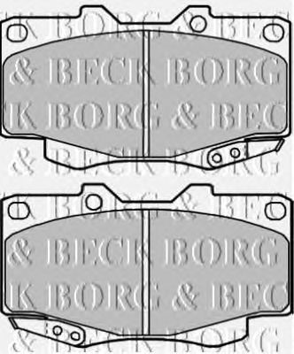 Brake Pad Set, disc brake BBP2002