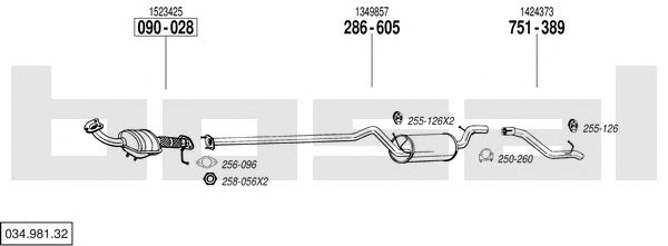 Exhaust System 034.981.32