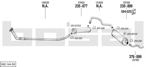 Exhaust System 092.144.50