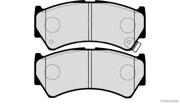 Brake Pad Set, disc brake J3608020