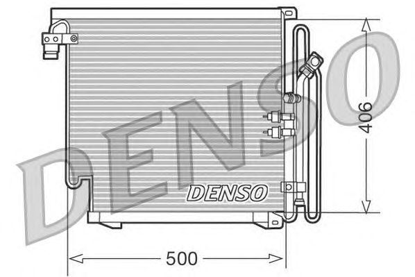 Condenser, air conditioning DCN02010