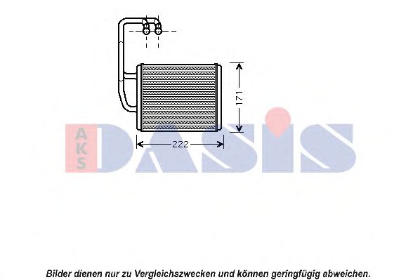 Heat Exchanger, interior heating 519007N