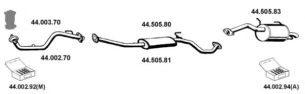 Exhaust System 442080
