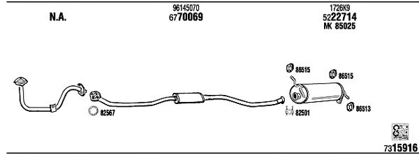 Exhaust System CI25004