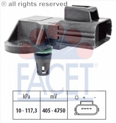 Air Pressure Sensor, height adaptation; Sensor, intake manifold pressure 10.3151