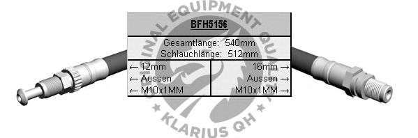 Bremseslange BFH5156