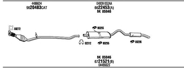 Exhaust System CH70009