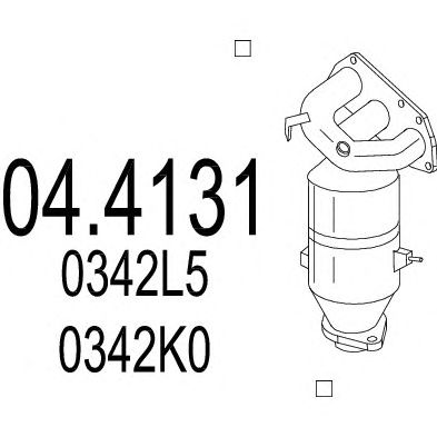Catalytic Converter 04.4131