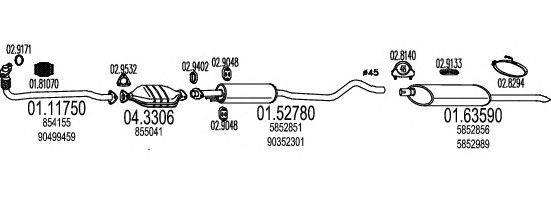 Exhaust System C250091005201