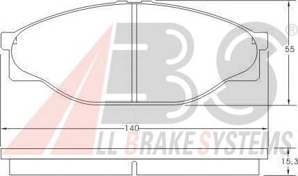 Brake Pad Set, disc brake 36761