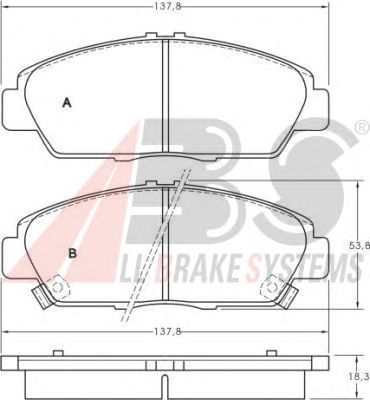 Brake Pad Set, disc brake 36780
