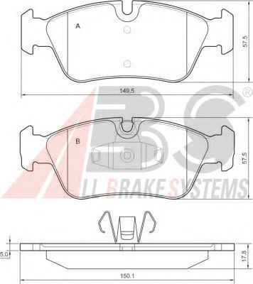 Brake Pad Set, disc brake 37436