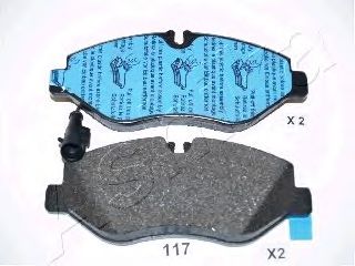 Brake Pad Set, disc brake 50-01-117
