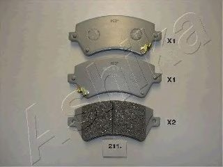 Brake Pad Set, disc brake 50-02-211