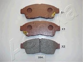 Комплект тормозных колодок, дисковый тормоз 50-02-264
