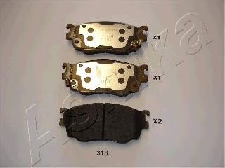 Brake Pad Set, disc brake 50-03-318